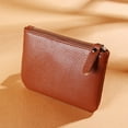 thumbnail image 2 of Huanglei Women's Purse Small Leather Wallet With Zipper Compact Card Holder Soft Grained Texture For Daily Use And Commute, 2 of 4