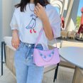 thumbnail image 3 of Retro Mujer Mariposa Cadena Underarm Bag Casual PU Bolsos pequeños (Púrpura) Likrtyny Para estrenar, 3 of 9
