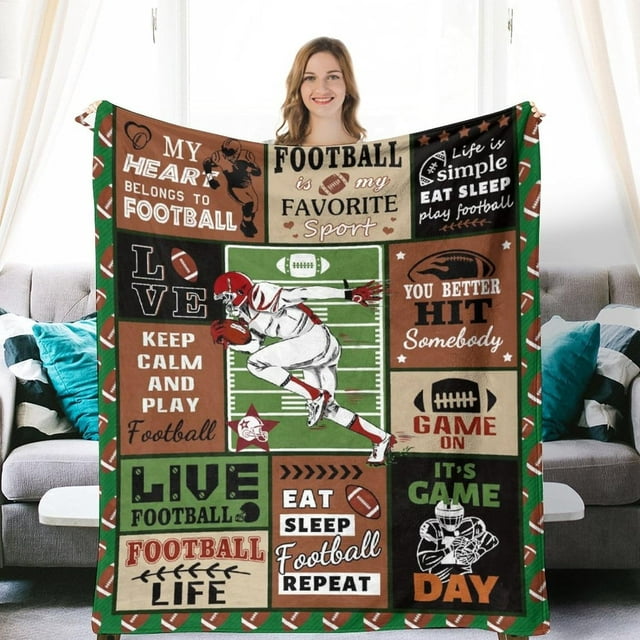 LHSHID Basketball Baseball Blanket Flannel Soft and Comfortable Anti static Bed Sofa Blanket 60x80in