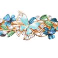 thumbnail image 3 of Lady Strass Pince à Cheveux Fleur Papillon Décoratif Pince à Cheveux Français Barrette, 3 of 10