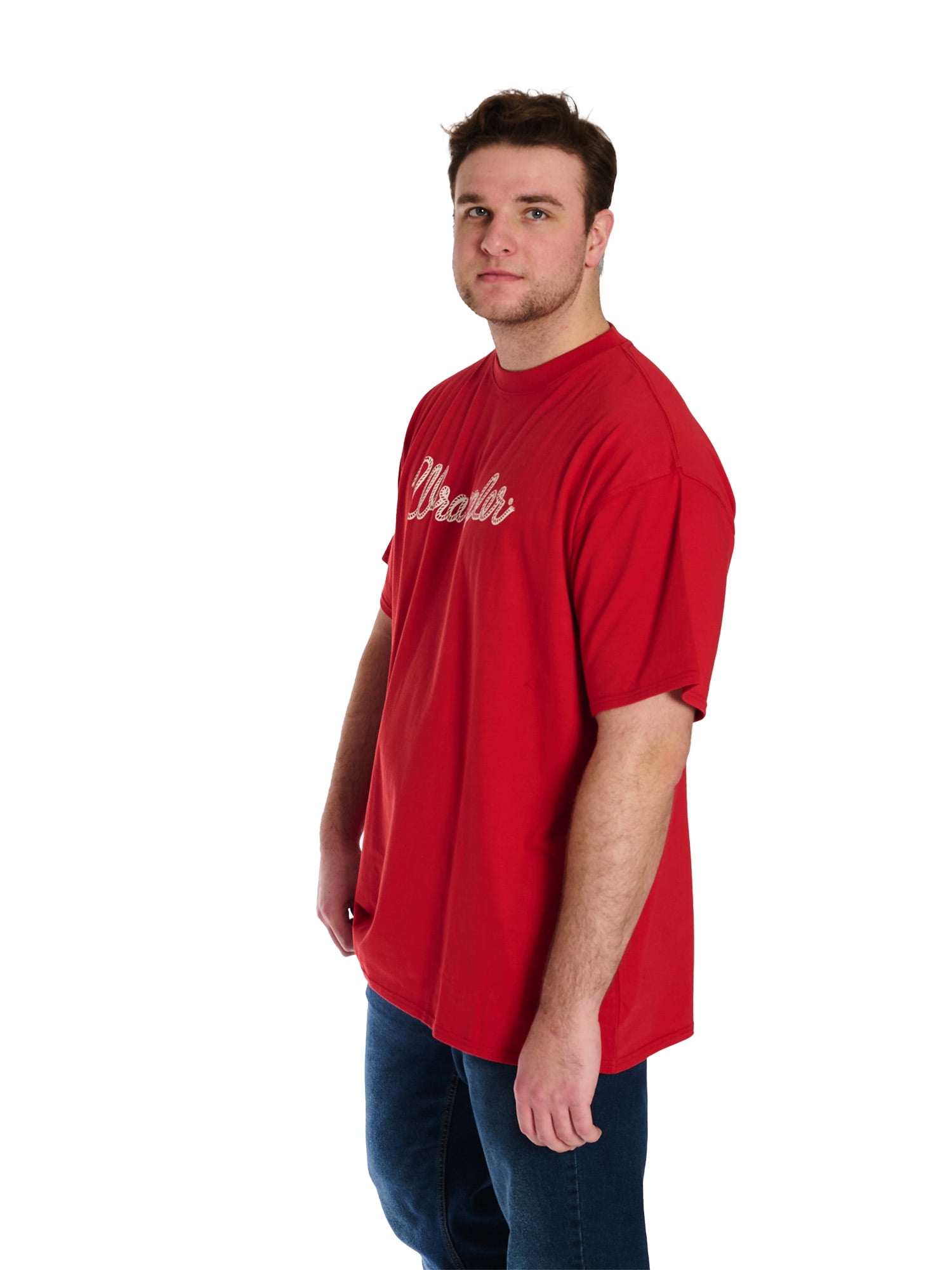 Wrangler Men's Big and Tall Graphic T-Shirts , Big Size's up to 6XL and Tall Size's up to 5XT