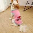 thumbnail image 3 of NIBOLOG Pet Shirt Cartoon Printing Round Collar Delicate Hemming Two-Leg Adorable Dress-up Cool Dog Pajamas Small Thin Puppy Outfit for Summer, 3 of 7