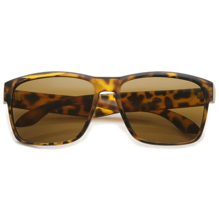 sunglassLA - Action Sport Modern Lifestyle Frame Rectangle Sunglasses - 59mm