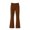 Brown, variant on Horkkom Flare Leggings for Women High Waisted Yoga Pants Solid Color Workout Leggings with Pockets L, Gifts for Women