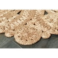 thumbnail image 3 of Floral Doily Natural Jute Area Rug, 3 of 5