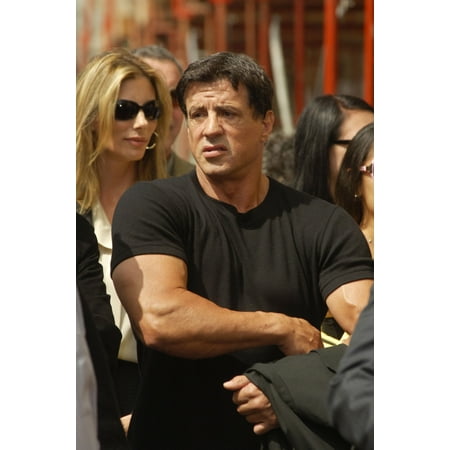 Sylvester Stallone Jennifer Flavin At The Induction Ceremony For Star On The Hollywood Walk Of Fame For Mike Medavoy Hollywood Boulevard Los Angeles Ca September 19 2005 Photo By Michael GermanaEveret