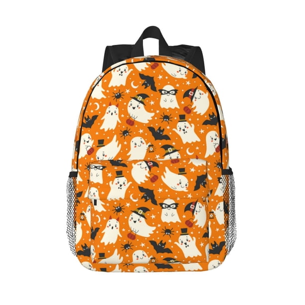 Easygdp Cute Ghosts Mochila Ligera de 15 Pulgadas para Estudiantes, Mochila Cómoda para la Escuela y Viajes, Correas Ajustables