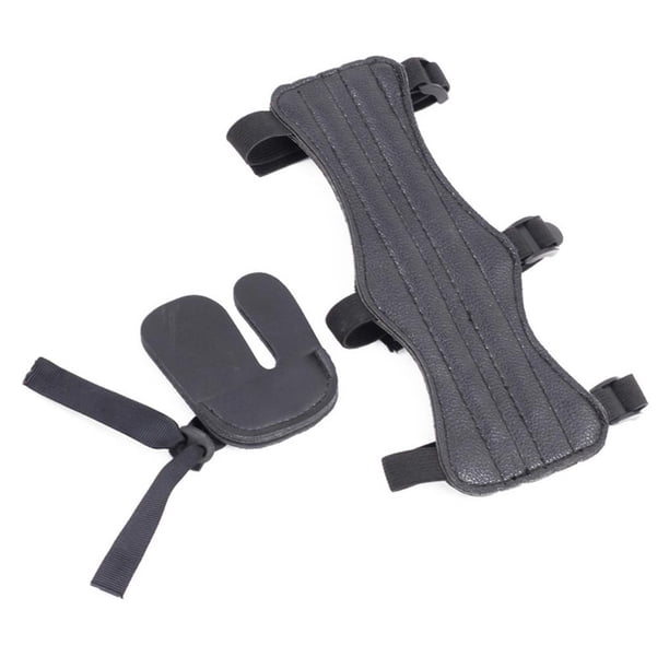 Soidarity Protector de cuero duradero Protector de brazo de dedo Accesorios de manga de equipo de protección de tiro con Soidarity OD005575-00