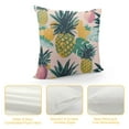 thumbnail image 4 of ONETECH Colorful Pineapple Pillow Covers Leaves Summer Tropical Fruit Throw Pillow Case Pillow Cushion Cover, 4 of 5