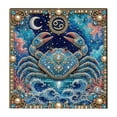 thumbnail image 7 of DIY Zodiac Diamond Painting Art Kit, Pearl Bead Diamond Art Craft With Full Accessories, Creative Hand‑Made Wall Art, Great Art Project For Beginner Adult Crafters(Cancer), 7 of 7