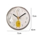 thumbnail image 2 of Reloj de pared con ventosa mini, elegante y sencillo, para baño, antivaho, resistente al agua, para cocina, 2 of 6