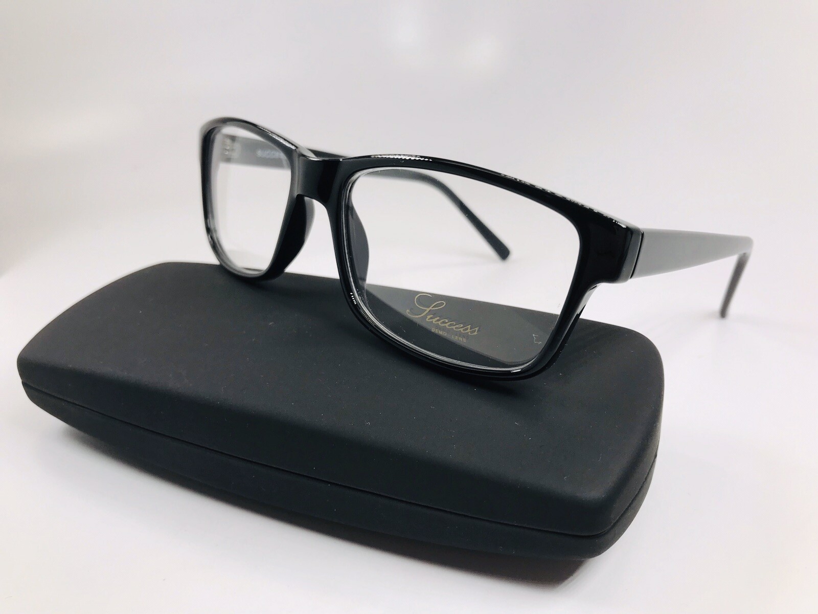 New Designer Inspired SUCCESS SS-383 Black Eyeglasses 53mm 