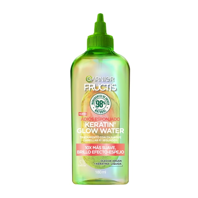 Tratamiento capilar Garnier Fructis adiós esponjado brillo efecto espejo 180 ml