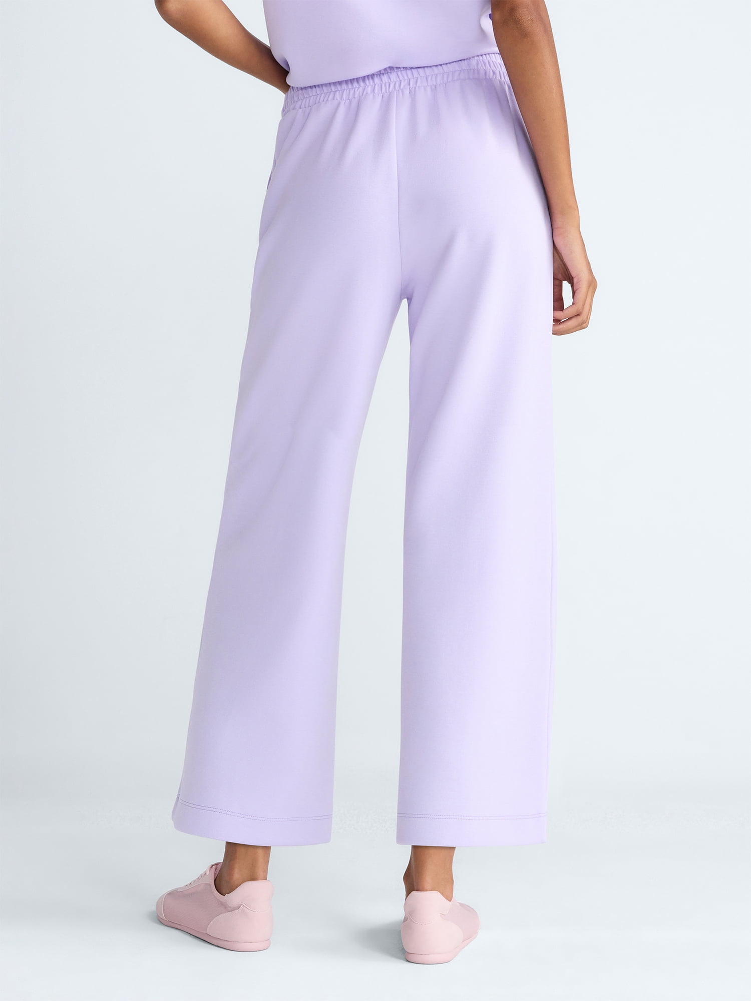 Scoop Women's and Women's Plus Scubaknit Cropped Seamed Pants, 24'' Inseam, Sizes XS-4X