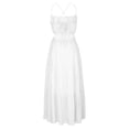 thumbnail image 5 of SMihono Été Boho Maxi Robe pour les Femmes Plus Size Mode Femmes Casual Printemps et Été Sans Manches Col Rond Cheville Robe Plage Swing Sundress, 5 of 5