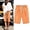 v#82Orange446, variant on Rggeeun Womens Shorts Summer Elastic Waist Knee Length Cotton Knit with Adjustable Tie & Side Pockets Wide Leg for Party Night Versatile Bottoms,Orange,Xxxxxl