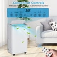 thumbnail image 4 of Air Conditioner 14000BTU, Drying, Fan & Cooling Modes 3-In-1 Portable Air Conditioners, Cools Room Up to 750 Sq. Ft, Portable AC with Remote Control, 24h Timer Function and Window Kit for Home, 4 of 7