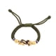 thumbnail image 3 of Pulseras trenzadas Sunnimix Encantos Moda Popular para Hombres Verde, 3 of 6