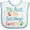 White and Blue, variant on Inktastic My Aunt in San Diego Loves Me Boys or Girls Baby Bib