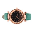 thumbnail image 2 of Reloj de pulsera Yuyangstore multicolor con correa de cuero para fiesta de Verde, 2 of 8