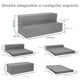 thumbnail image 3 of Sofá Cama Matrimonial Onof SCM Plegable 2 en 1 Color Gris, 3 of 4