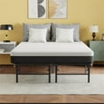 thumbnail image 4 of Furniture of America Umber Metal Foldable Full Bed Frame in Black, 4 of 11