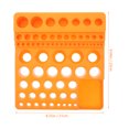 thumbnail image 2 of Miangastore Rotary Tool Storage Holder Orange 1Set 9.1x8.3x2.2in Plastic, 2 of 8