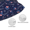 thumbnail image 3 of KLL Bone And Star For American Pillow Covers Envelope Closure,Super Soft and Cozy Fuzzy Fleece Pillow Case Cover (No pillow core） 20"x30", 3 of 5