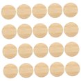 thumbnail image 3 of OULII 20pcs Unfinished Round Chips For Diy Painting Projects Smooth Surface Craft Supplies For Classroom Rewards, 3 of 8