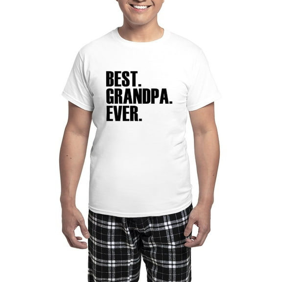 CafePress - Best Grandpa Ever Pajamas - Men's Light Loose Fit Cotton Pajama Set