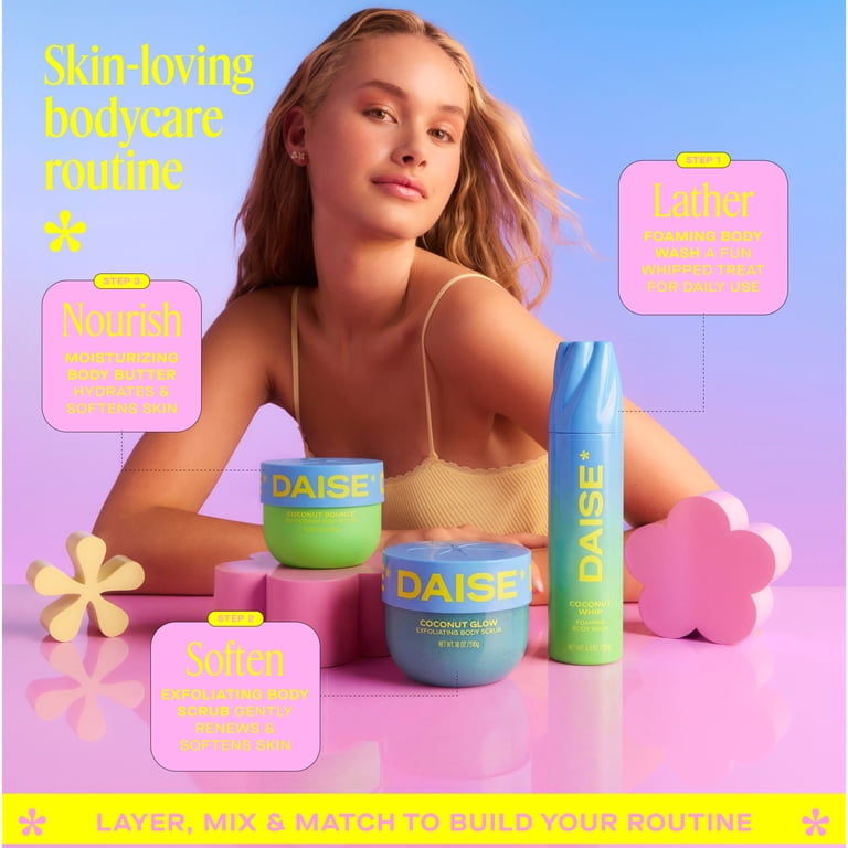 DAISE Exfoliating Body Scrub, Coconut Glow, 18 oz photo 4