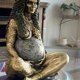 thumbnail image 3 of Estatua de resina de Gaia milenaria de diseño de alta calidad, acabado en bronce, diosa de resina ecológica hecha a mano para la meditación y la tranquilidad, 3 of 5