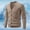 Coffee, variant on Bcfgryg New Men's V Neck Jacquard Knitted Sweater Jacket Long Cardigan Men Beige L