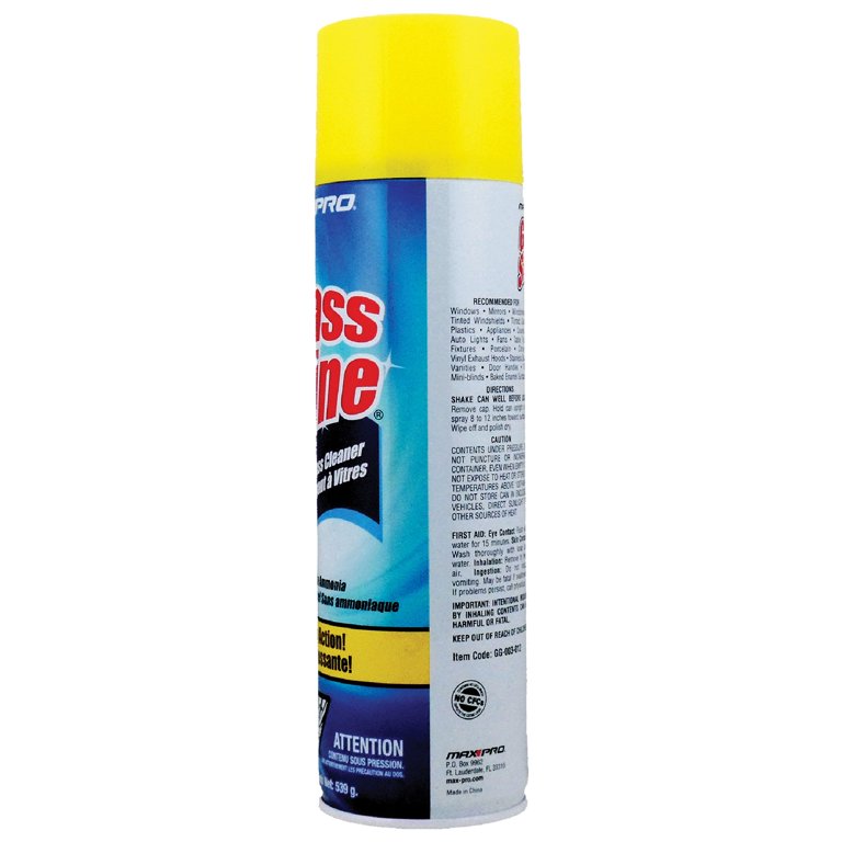 Max Professional Glass Shine Cleaner - 19 oz can