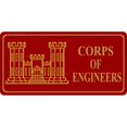 thumbnail image 1 of Corps d'Ingénieurs de l'Armée Photo License Plaque, 1 of 1
