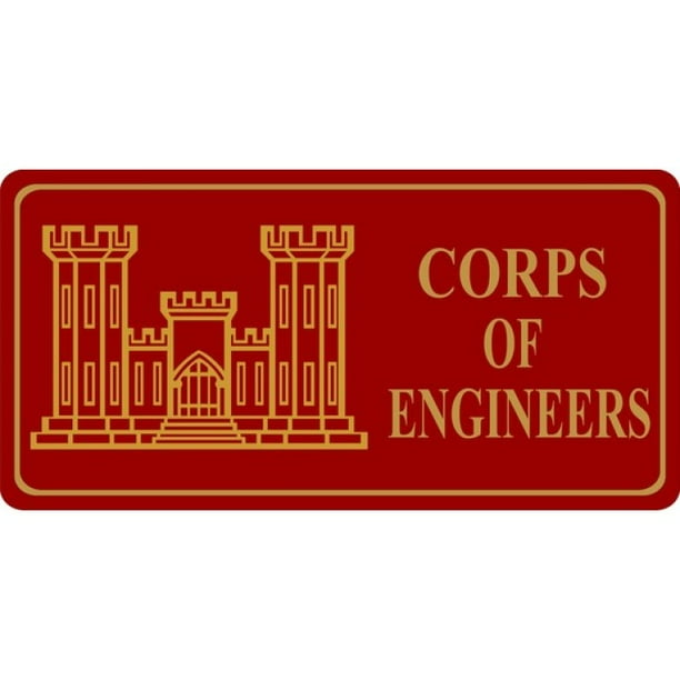 Corps d'Ingénieurs de l'Armée Photo License Plaque