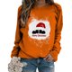 thumbnail image 1 of Sudadera para mujer Sudaderas con cuello redondo Primavera Otoño Manga larga Estampado de Navidad Suéter Top Odeerbi ODB-5, 1 of 5
