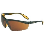 Honeywell Uvex Genesis X2 Eyewear, Espresso Lens, Ultra-dura, Black/Yellow Frame