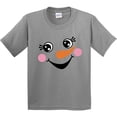 thumbnail image 3 of Inktastic Cute Snowman Girl Face Youth T-Shirt, 3 of 5