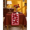 thumbnail image 3 of Valentine'S Day Love Table Runner Country Wedding Decoration Table Mats Tablecloth for Home Dining Holiday Party Decor, 3 of 5