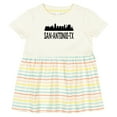 thumbnail image 3 of Inktastic San Antonio Texas City Skyline Girls Baby Dress, 3 of 5