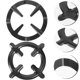 thumbnail image 2 of 2 Pcs Metal Brackets Iron Gas Stove Cooker Plate Cooktop Grate Gas Range Grate Coffee Pot Stand Gas Ring Trivet, 2 of 2