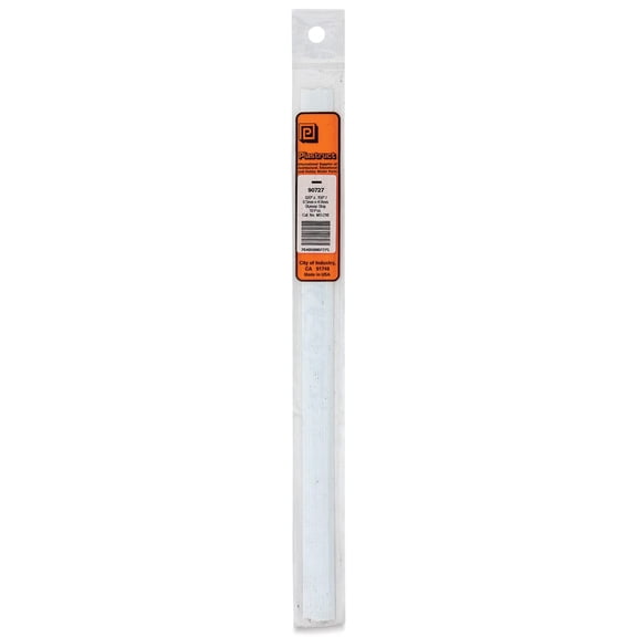 Plastruct Plastic Strip - Pkg of 10, 0.02" H × 0.156" W × 10" L
