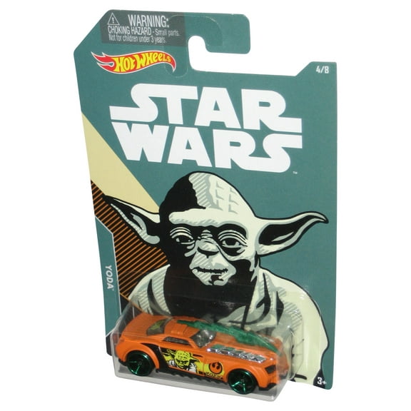 Hot Wheels Star Wars Yoda (2017) Mattel Orange Barbaric Toy Car 4/8