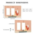 thumbnail image 3 of Sailboat Switch Cover Decorative Wall Plate 3-Gang 2-Decor 1-Toggle Standard Size, 3 of 5