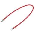thumbnail image 1 of Unique Bargains 6 AWG Battery Cable 60cm 2FT 6 AWG Gauge Car Battery Inverter Cable with 5/16 Inch Lugs Pure Copper Red, 1 of 7
