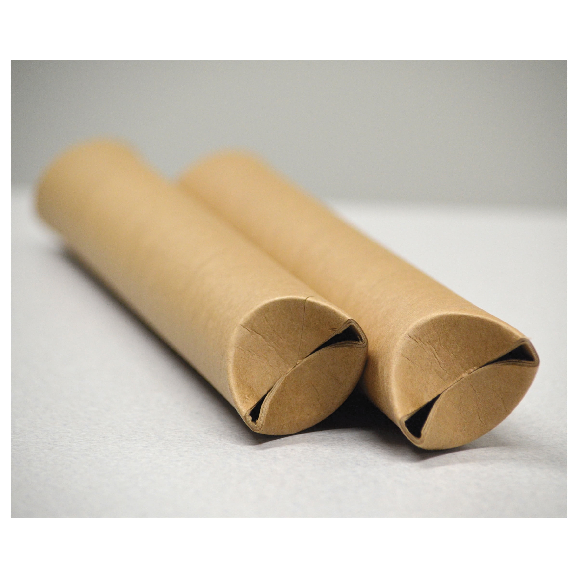 General Supply SnapEnd Mailing Tubes, 24l x 1 1/2" dia., Brown Kraft