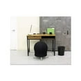 thumbnail image 4 of Onyx Round Mesh Wastebasket Steel Mesh, 5 gal, Black, 4 of 6