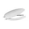 Centoco 620-001 Elongated Plastic Open Front Toilet Seat, Residential and Light Weight Commercial, White
