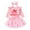 Pink, variant on Coerni My 1st Valentines Day Outfits Baby Girls Cute Heart Romper Tulle Tutu Skirt Set Bowknot Headband Ruffle Dress 𝐎nesie Suit